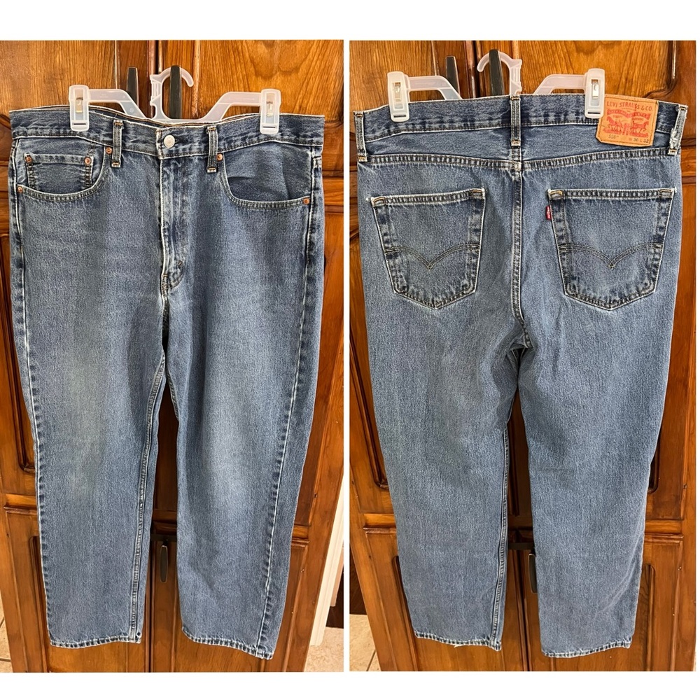 Levi's Men's 550 Straight Denim Blue Jeans! Size 36x32.